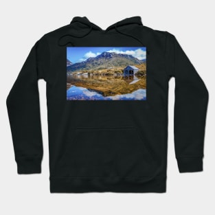 The Boatshed, Dove Lake, Cradle Mountain, Tasmania. Hoodie